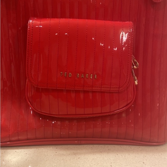 Ted Baker Quilted Patent Tote - Picture 5 of 11